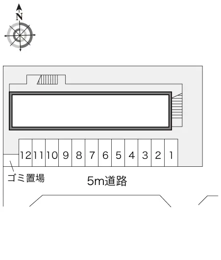 ★手数料０円★練馬区三原台　月極駐車場（LP）